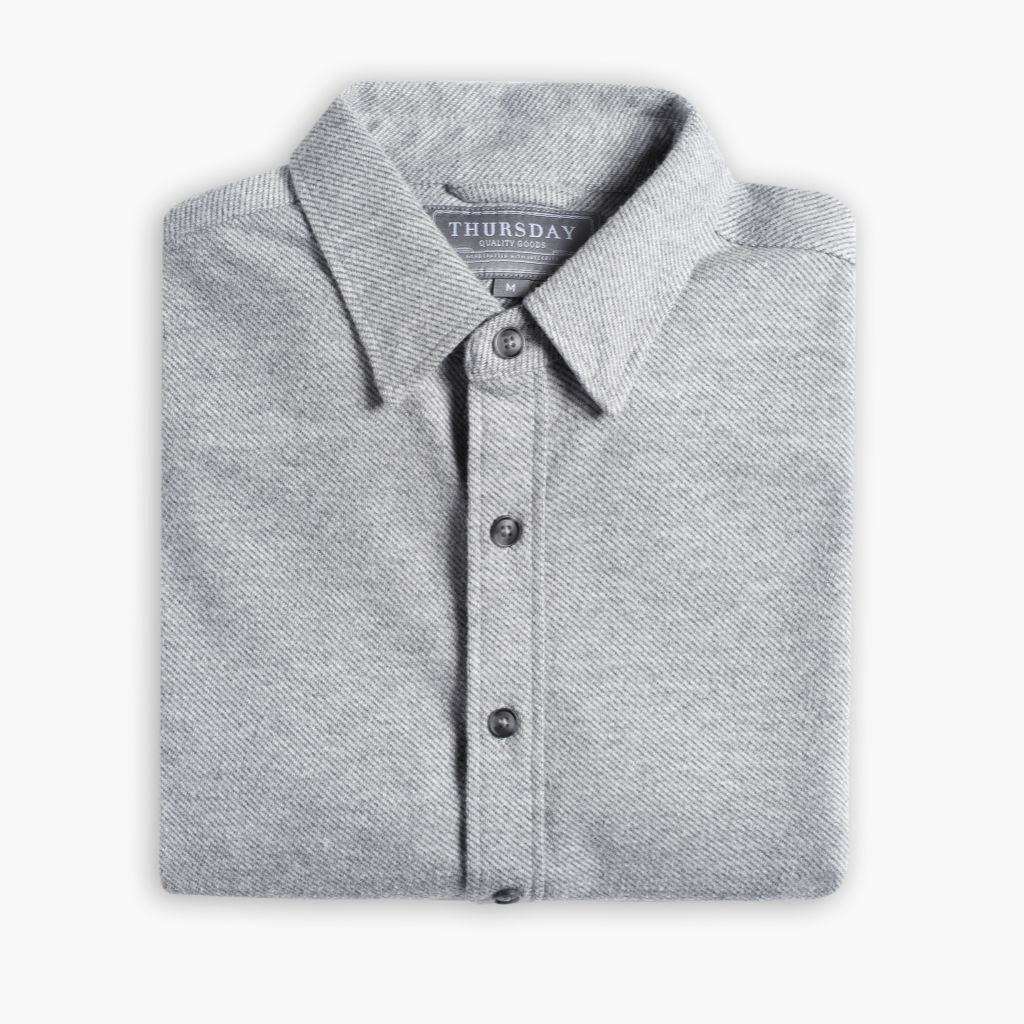 Everyday Button-Down Shirt | Light Grey