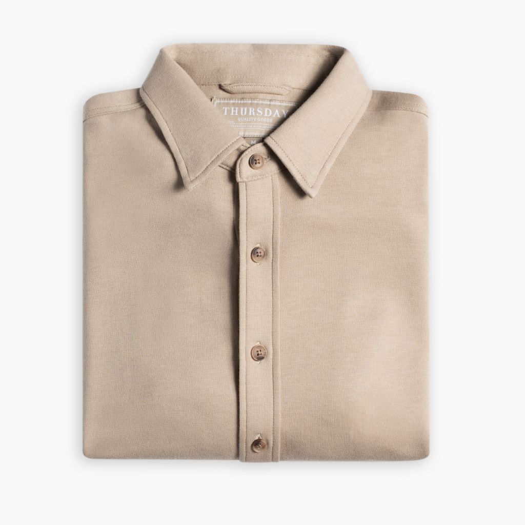Everyday Button-Down Shirt | Taupe