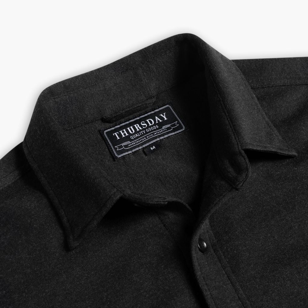 Everyday Button-Down Shirt | Black (Two Pocket)