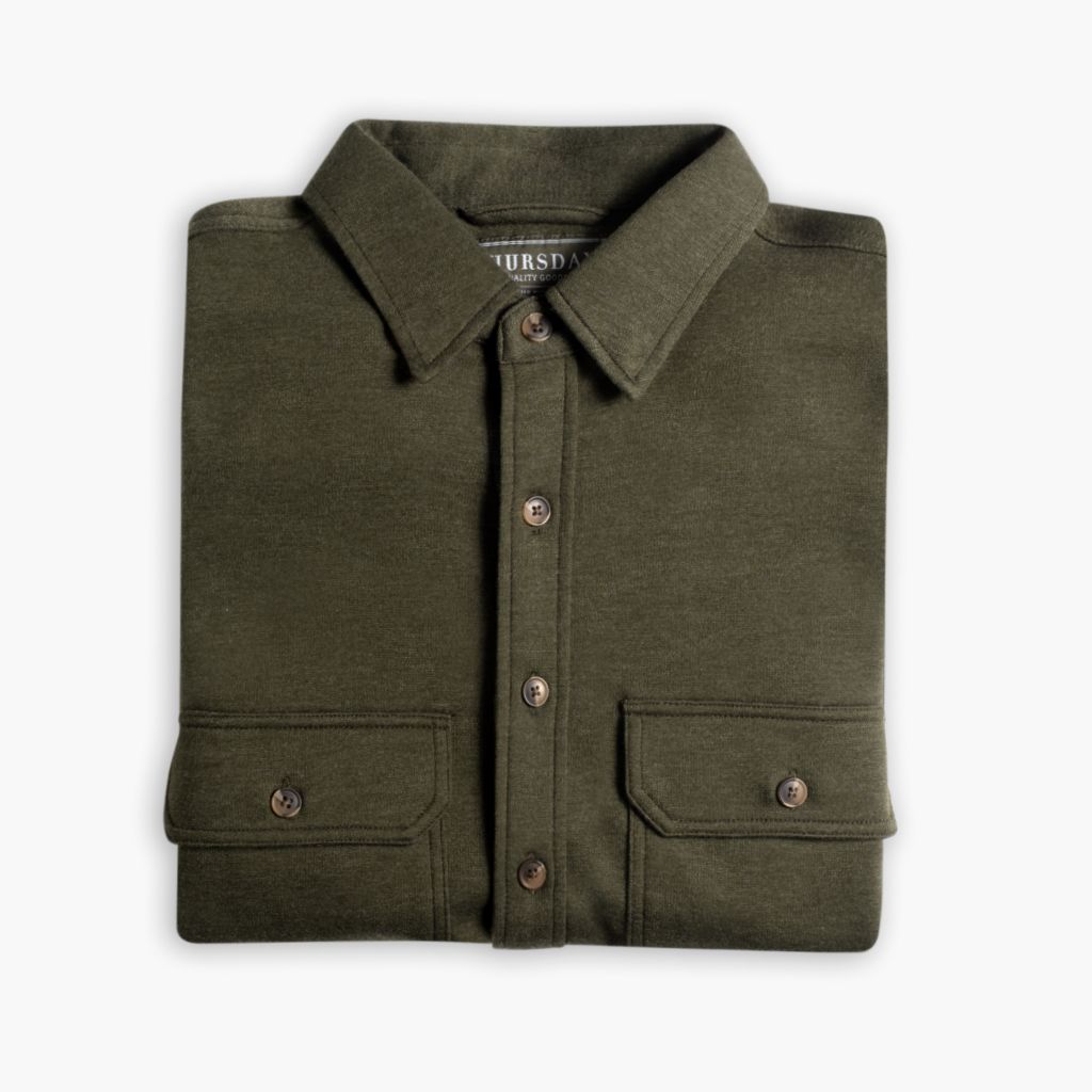 Everyday Button-Down Shirt | Olive (Two Pocket)