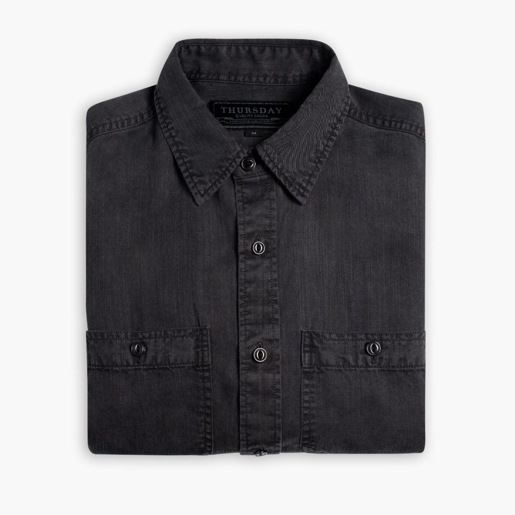 Chambray Workshirt | Black