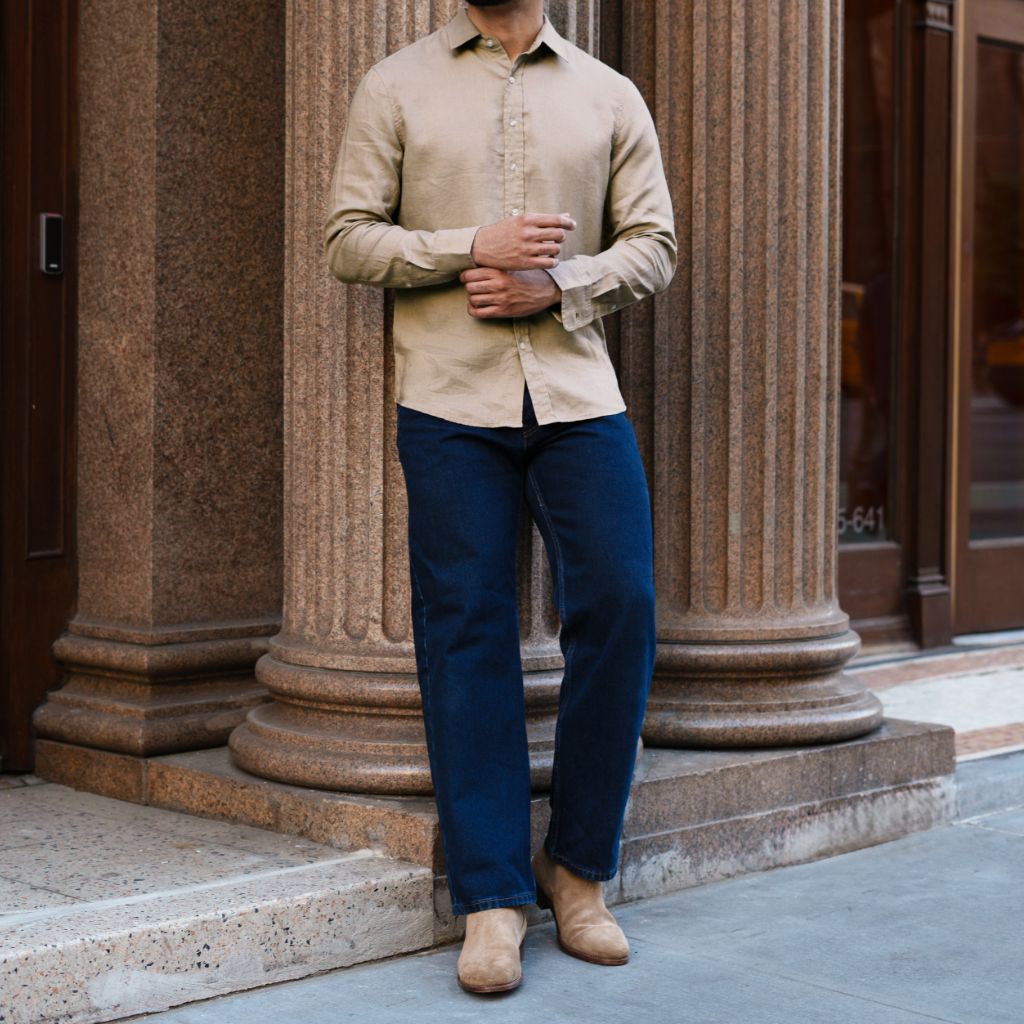 Linen Shirt | Taupe
