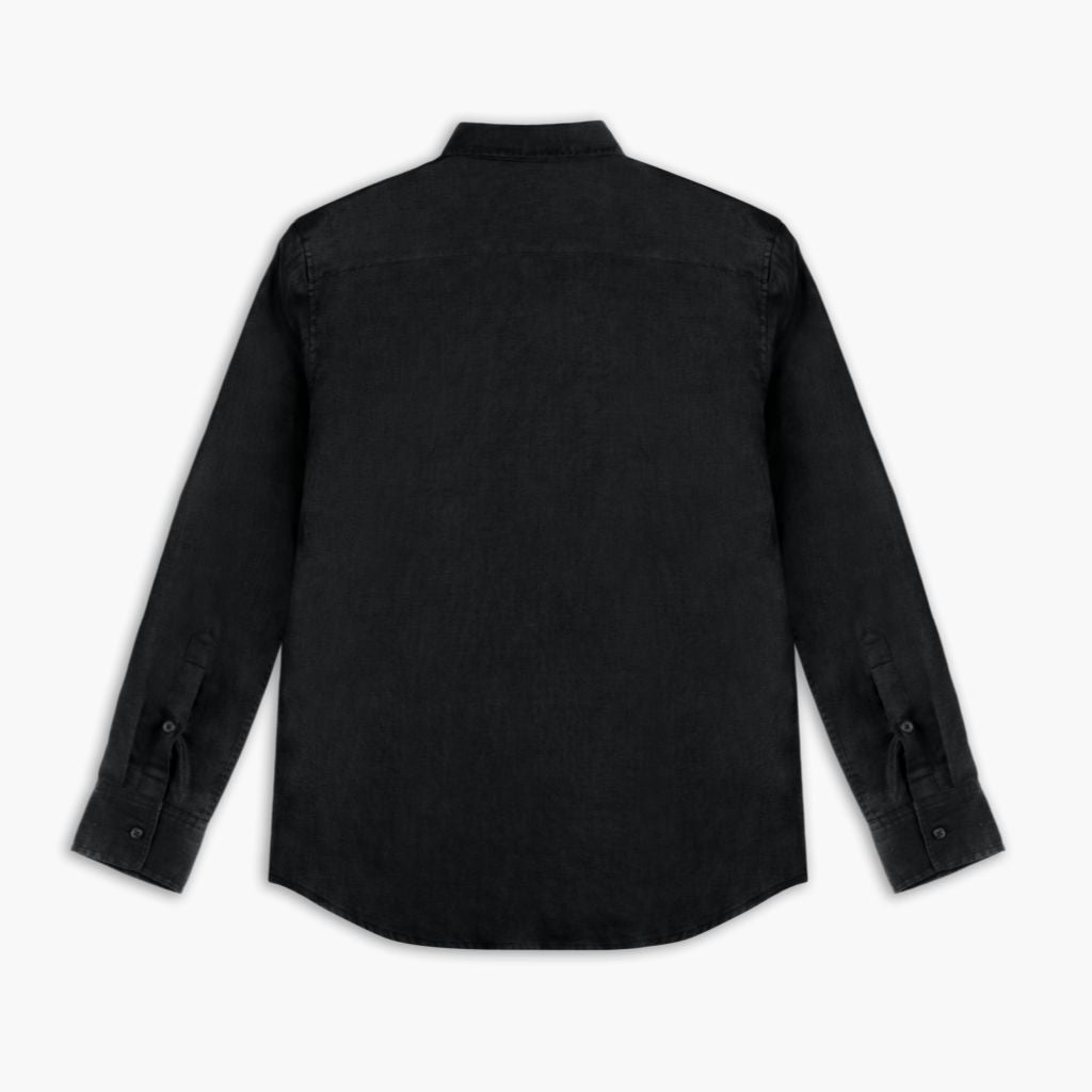 Linen Shirt | Black