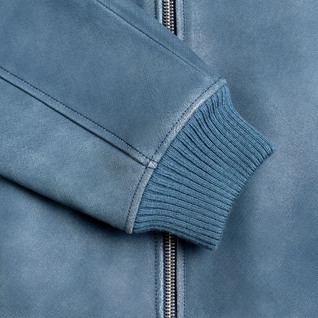 Major League Jacket | Blue Textured