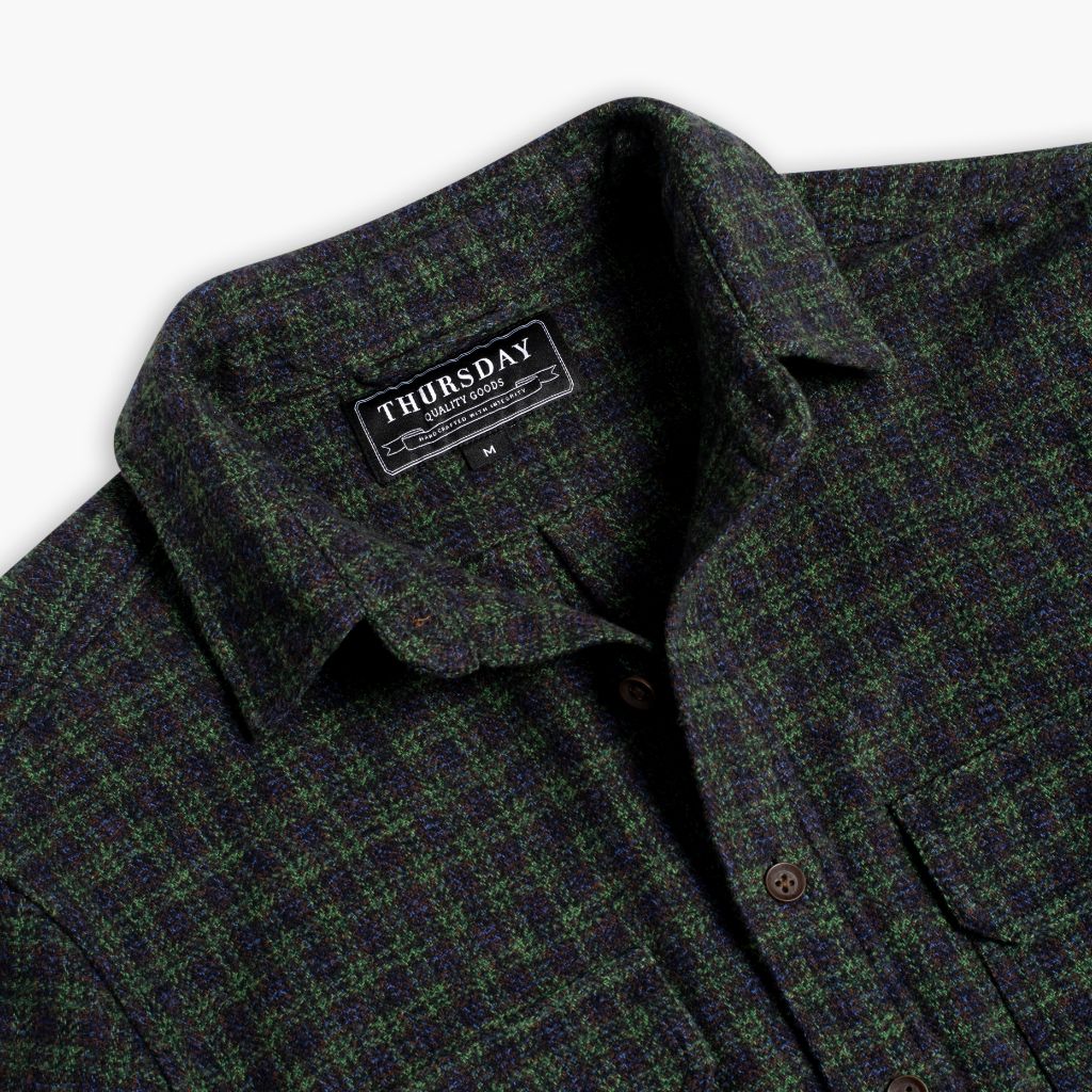 Summit Flannel Shirt | Pine