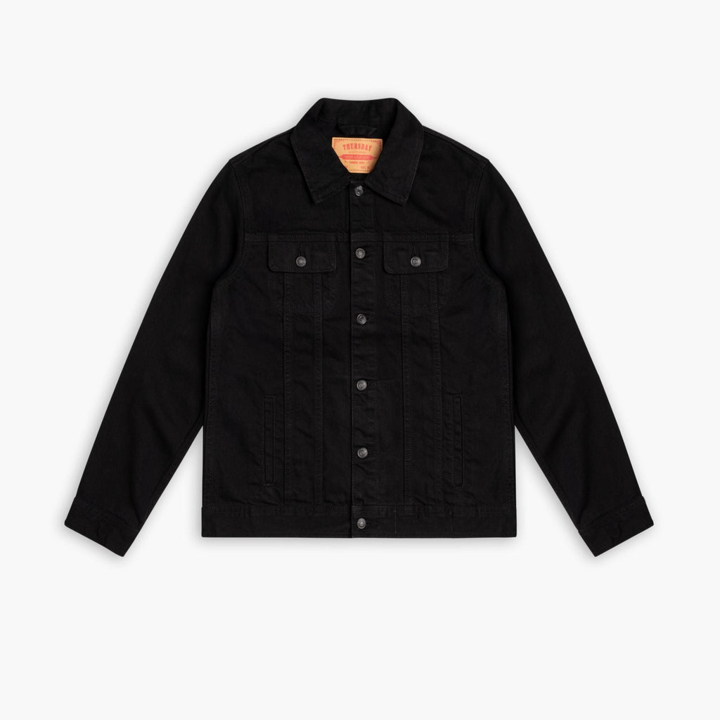 Denim Trucker Jacket | Black