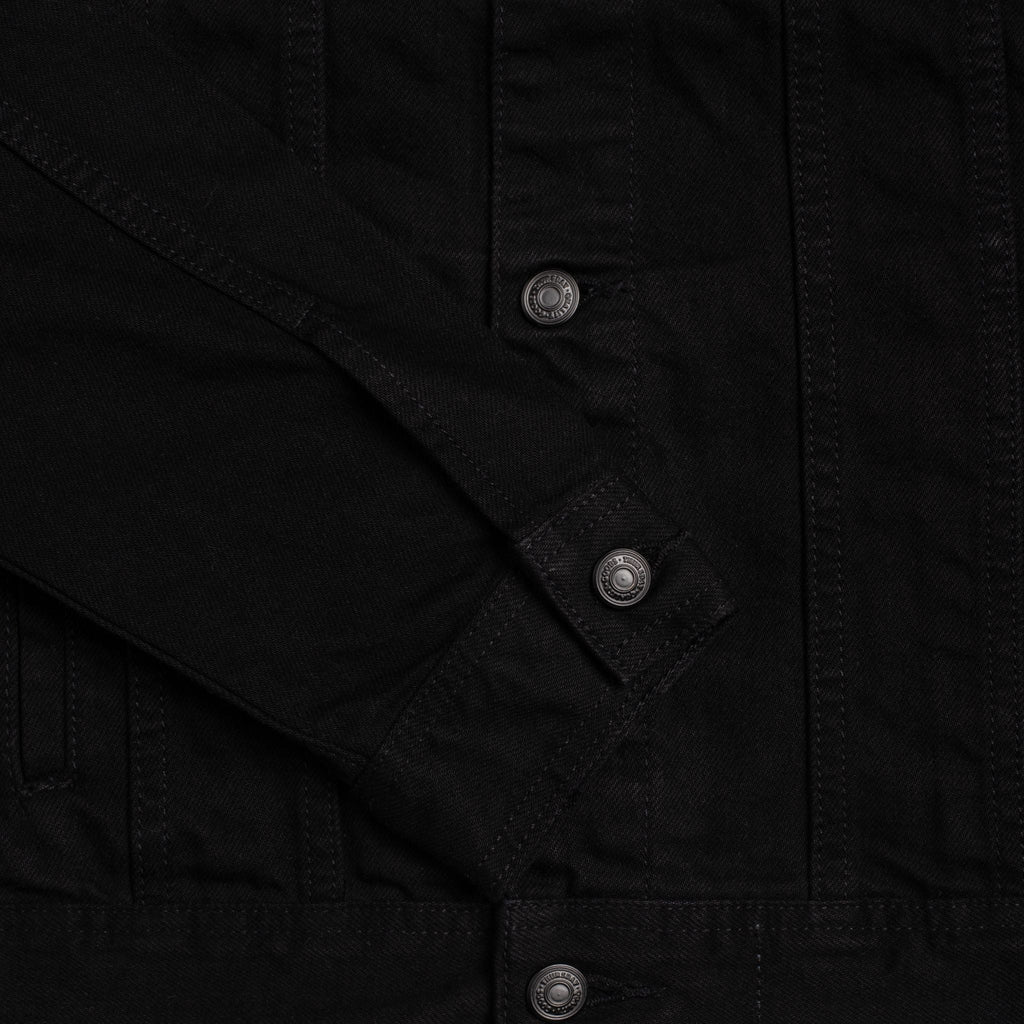 Denim Trucker Jacket | Black