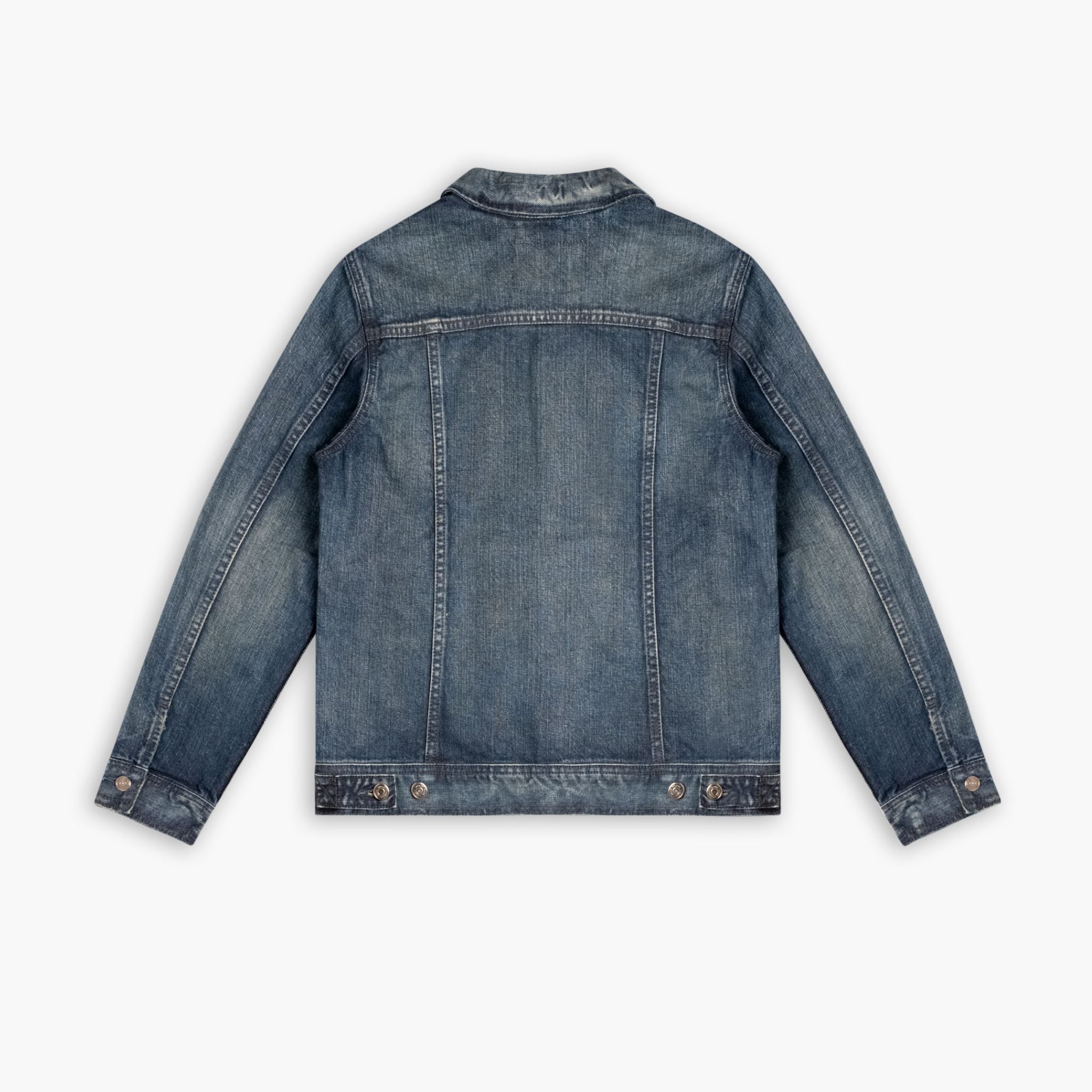 Denim Trucker Jacket | Faded Indigo