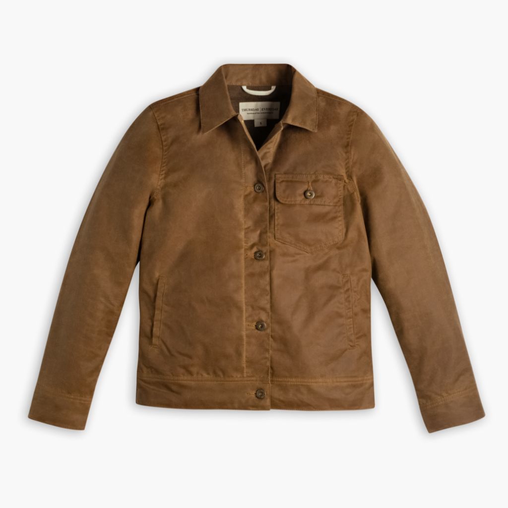 Waxed Canvas Field Jacket | Khaki