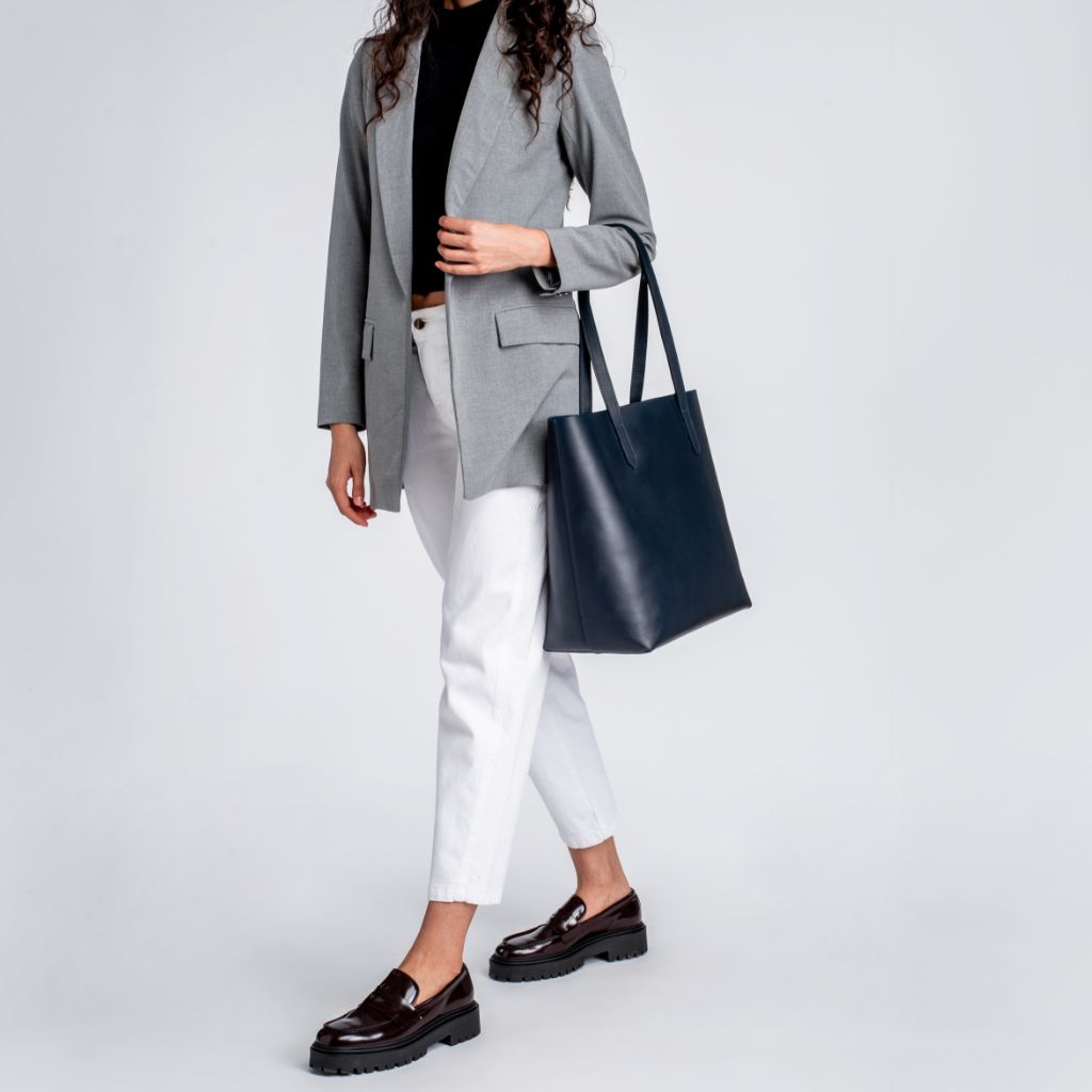 Everyday Tote | Navy (L)