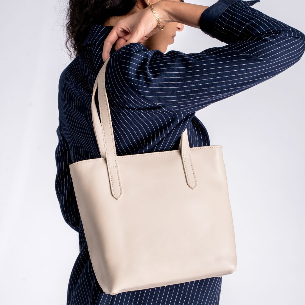 Everyday Tote | Beige (S) (Zipper)
