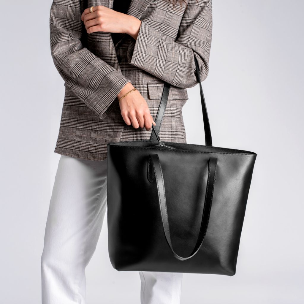 Everyday Tote | Black (L) (Zipper)