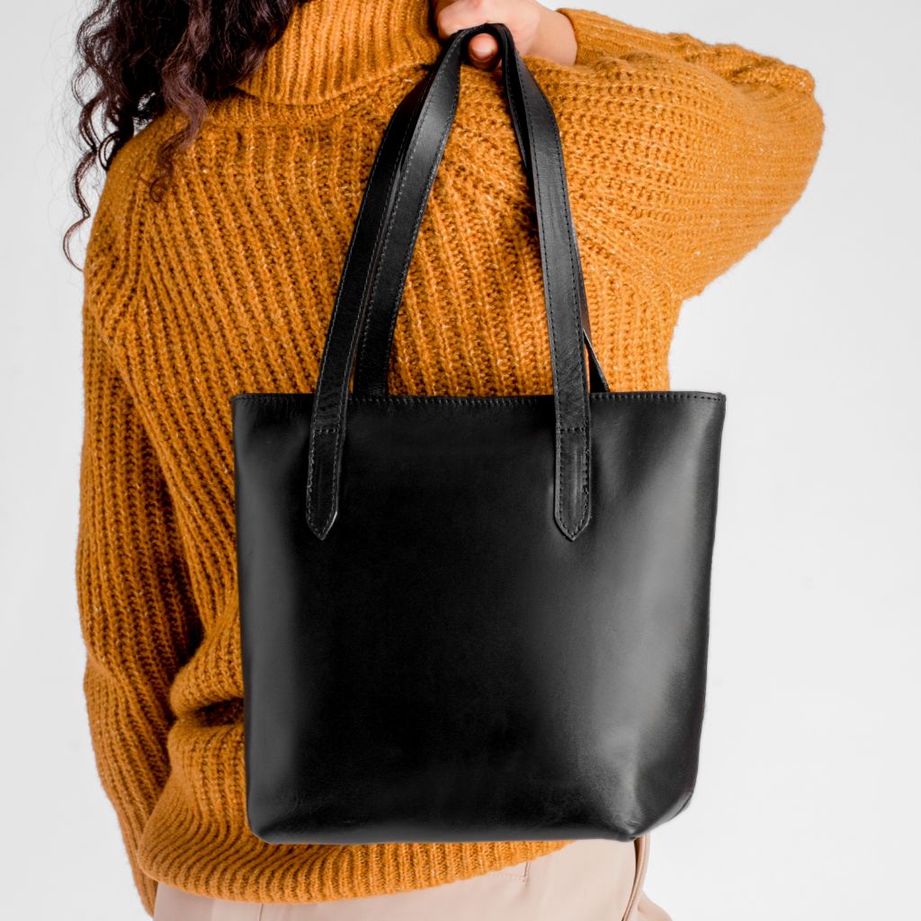 Everyday Tote | Black (S) (Zipper)