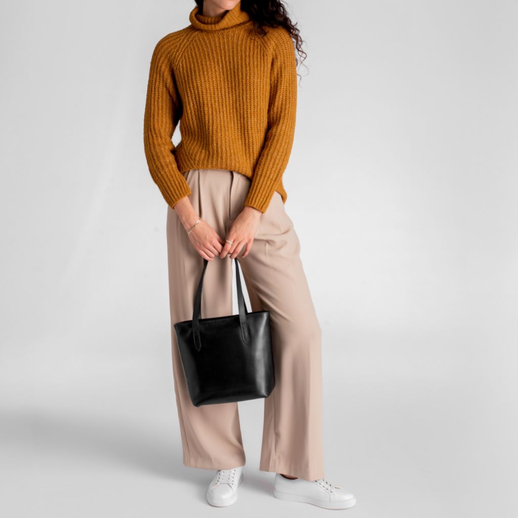 Everyday Tote | Black (S) (Zipper)