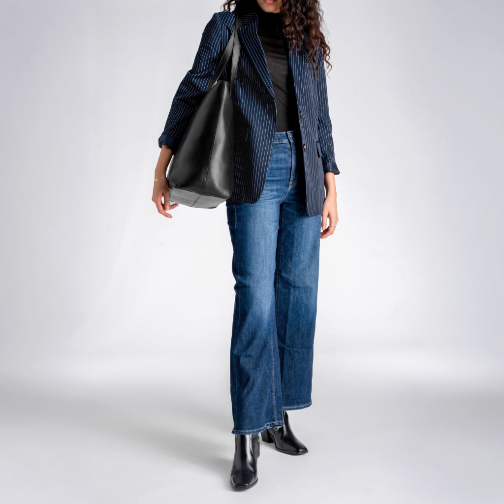 Everyday Tote | Black (XL) (Zipper)