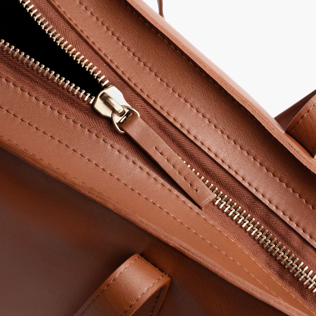 Everyday Tote | Cuero (L) (Zipper)