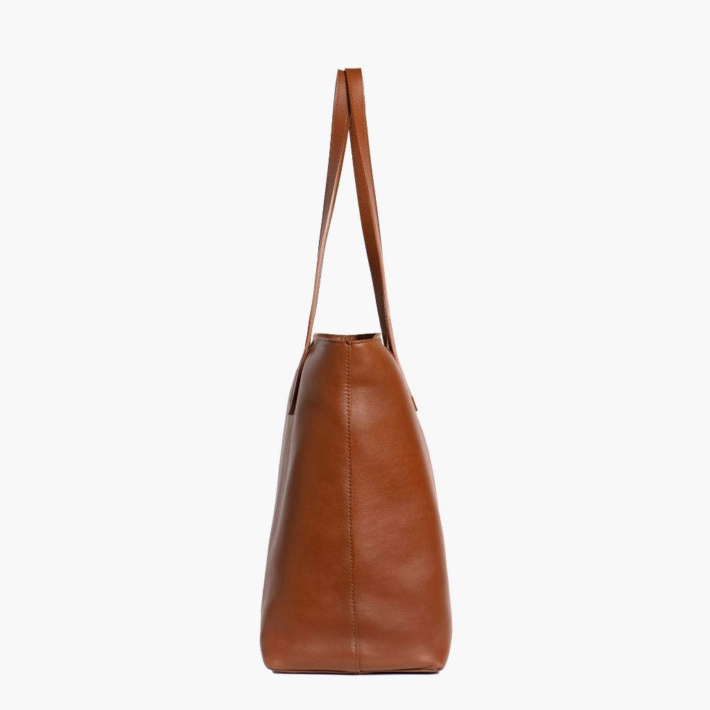 Everyday Tote | Cuero (L) (Zipper)