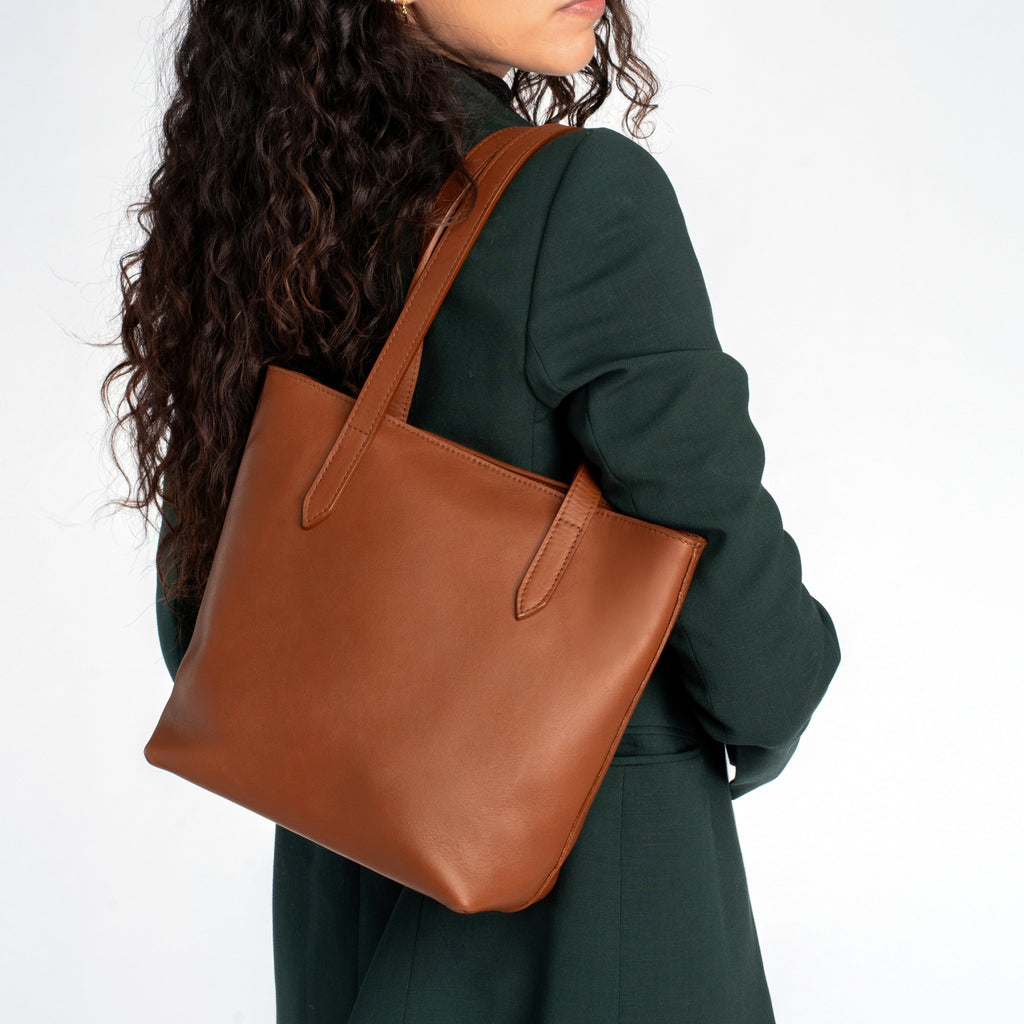 Everyday Tote | Cuero (S) (Zipper)
