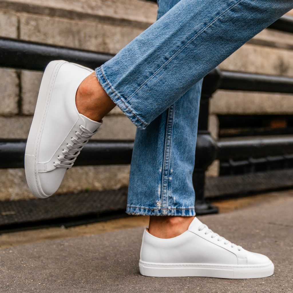 Women's Premier Low Top | White (Blind Eyelets)