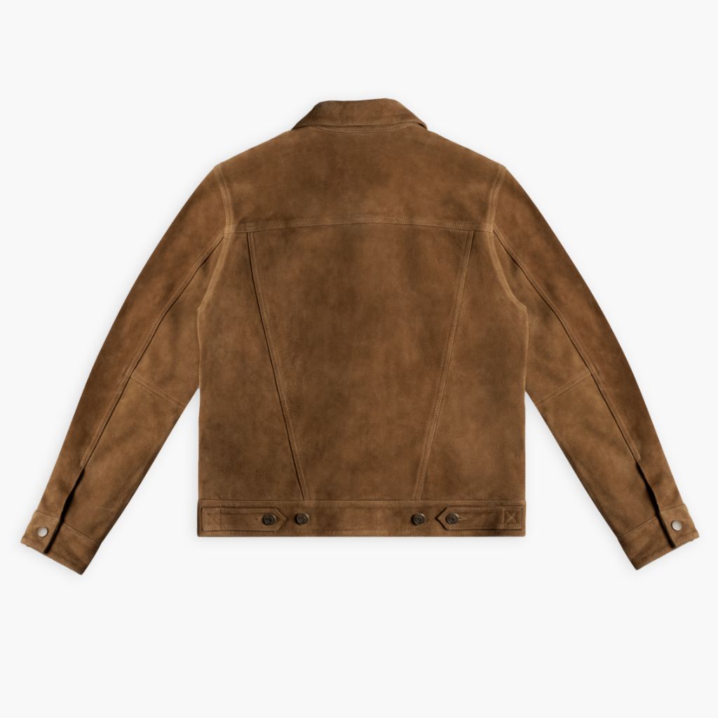 Suede Trucker Jacket | Dusty