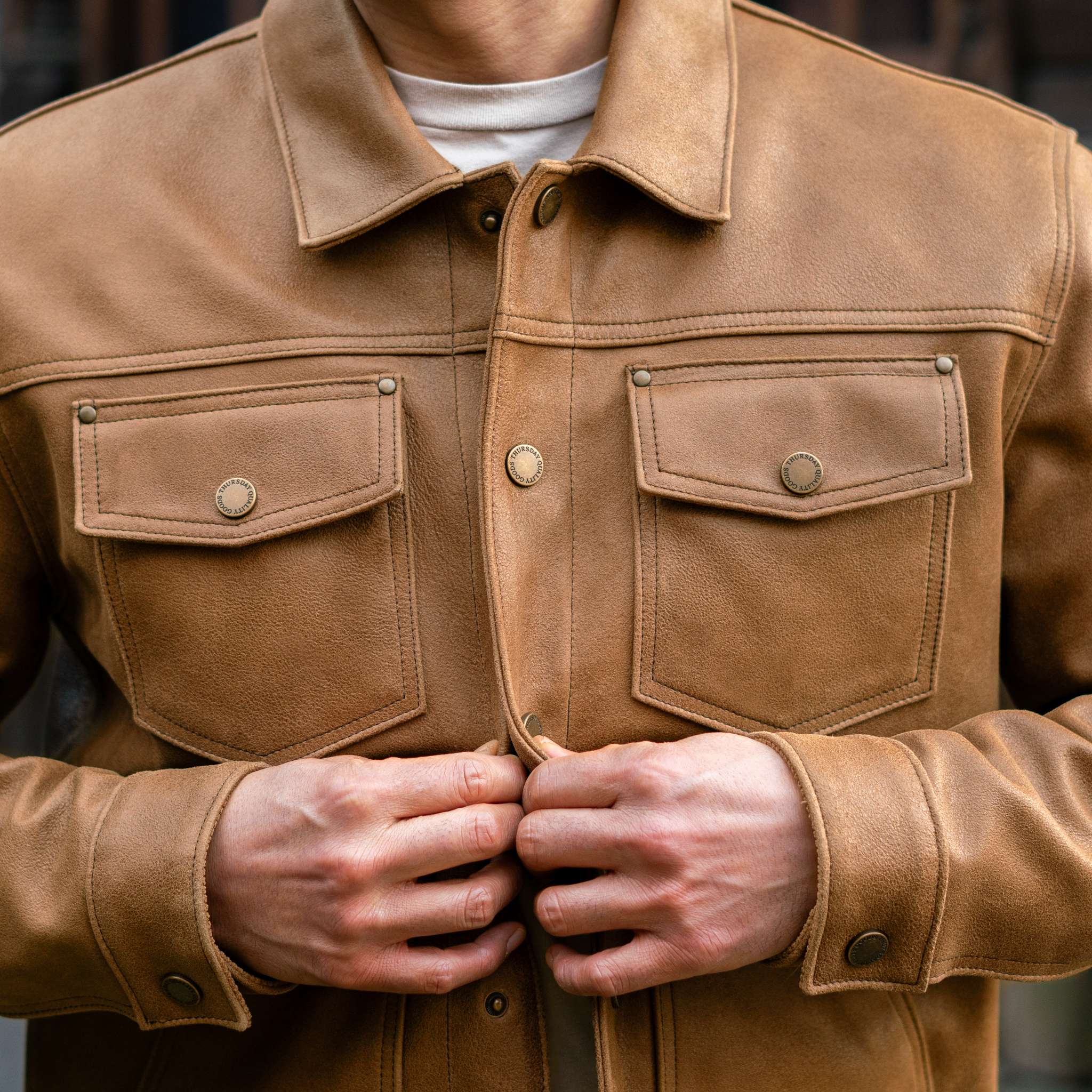 Roughout Cruiser Jacket | Natural