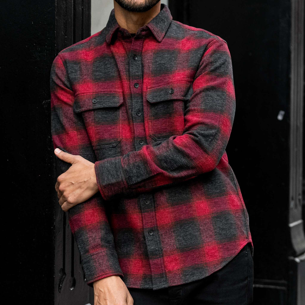 Summit Flannel Shirt | Red